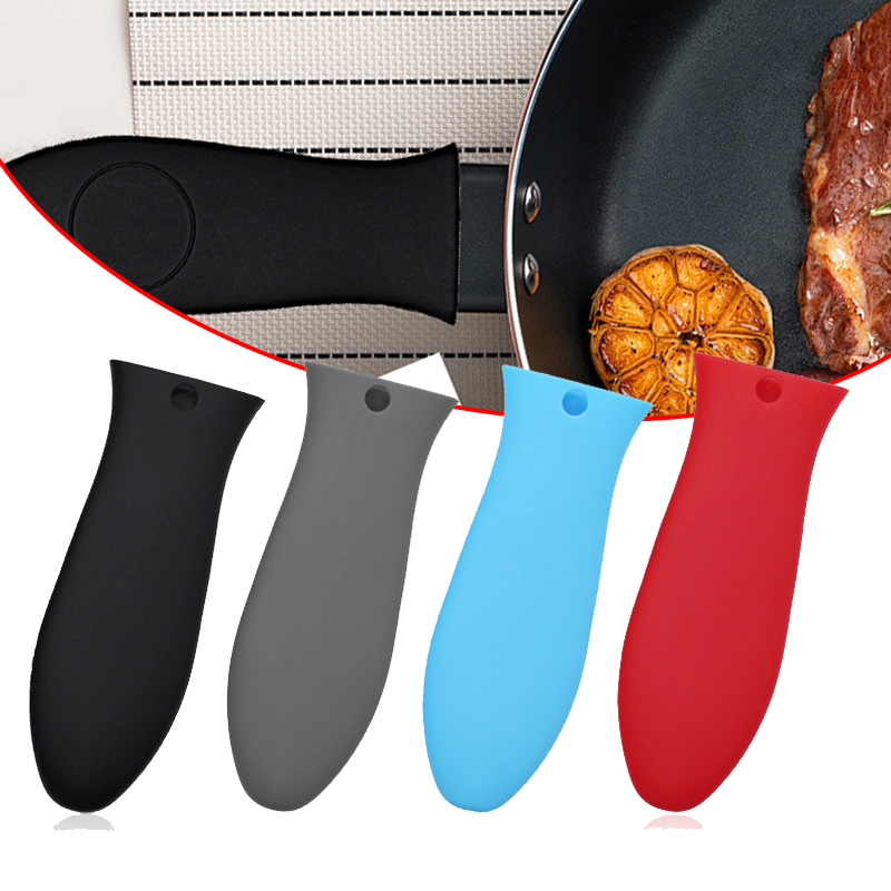 Cast Iron Corn - 取り外し可能な滑り止めシリコンポットハンドル、鍋つかみホルダー、鋳鉄フライパングリップスリーブ、鍋カバー、鍋ハンドル、調理器具部品