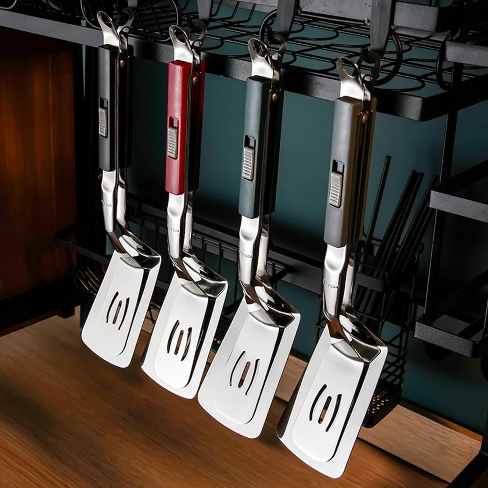 ステンレス鋼のトング,魚のクッキングフィレット,スロット付き - Okonomiyaki Spatula のレビューと価格