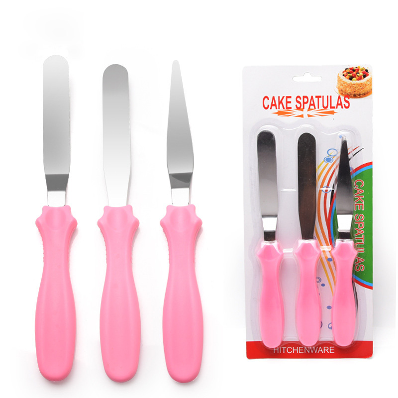 3 ピース/セットケーキへらバターアイシングクリームへらベー - Okonomiyaki Spatula のレビューと価格