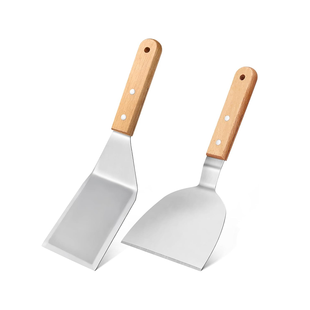 LMETJMA メタルスパチュラターナーセット ステンレス鋼 - Okonomiyaki Spatula のレビューと価格