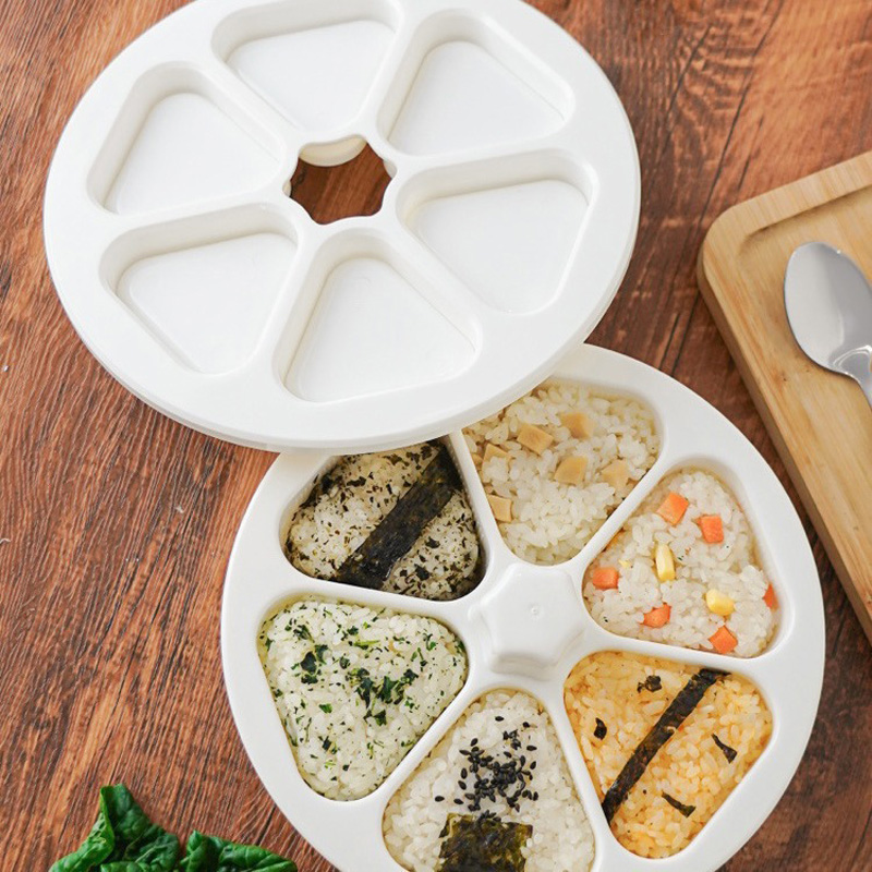 6 in 1寿司メーカーボックスおにぎり型三角寿司型ご飯ボー - Spring Roll Wrapper のレビューと価格