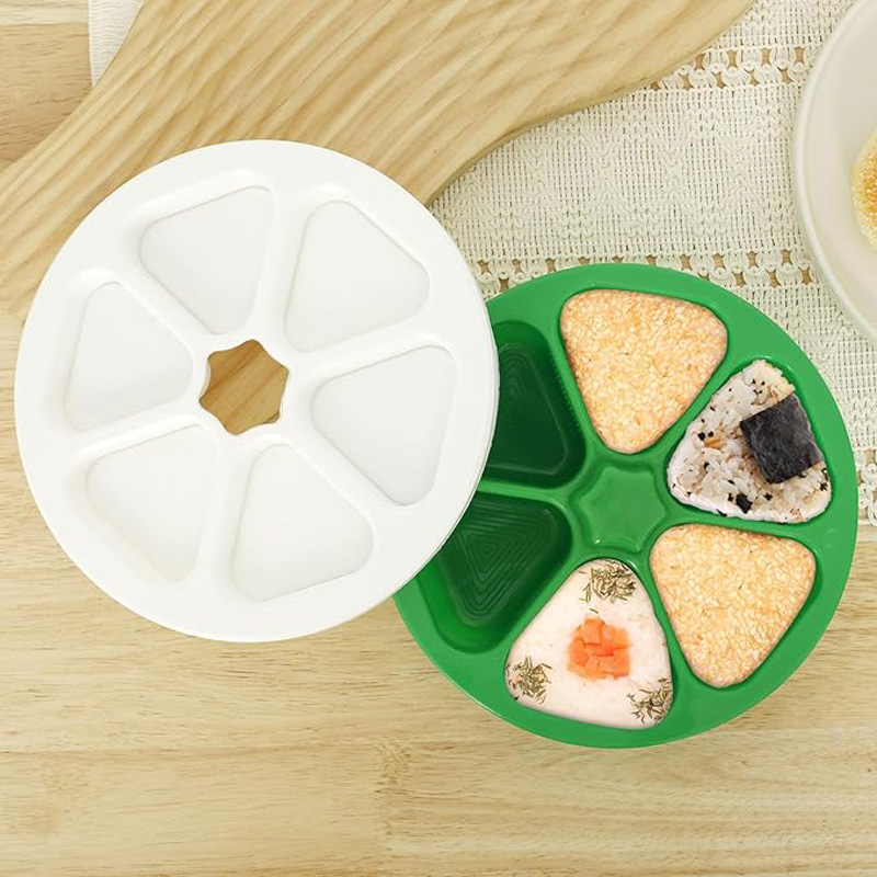 6 in 1寿司メーカーボックスおにぎり型三角寿司型ご飯ボー - Spring Roll Wrapper のレビューと価格