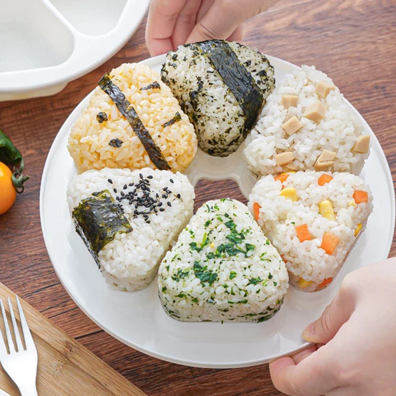 6 in 1寿司メーカーボックスおにぎり型三角寿司型ご飯ボー - Spring Roll Wrapper のレビューと価格