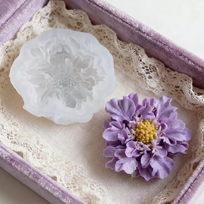 1つの夢のような青い鉢植えの花のシリコンモールド、DIYアー - Potsticker Mold のレビューと価格