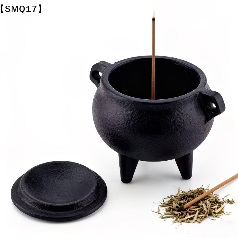 ミニ鋳鉄製白檀香立て、セージスモッジポットバーナー、ホームデ - Cast Iron Corn のレビューと価格